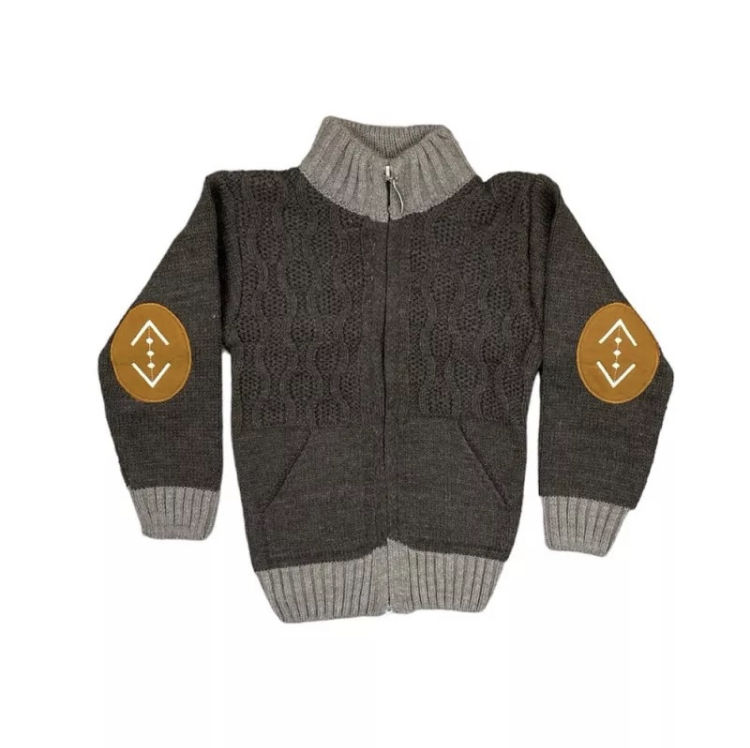 Picture of HB14 BOYS WOOL ZIP UP SWEATER